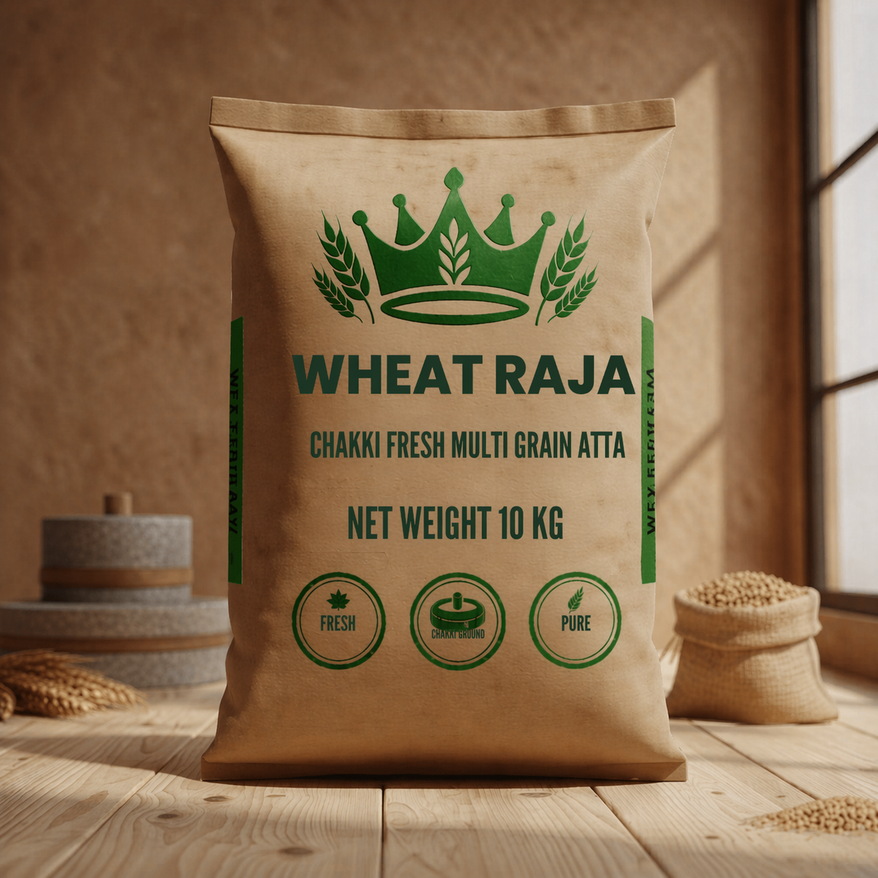 Multigrain Atta 10 KG Pack