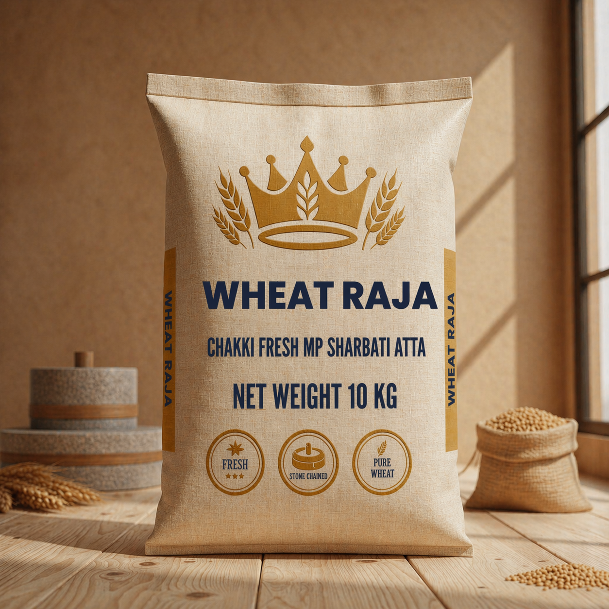 Sharbati Atta 10 KG Pack